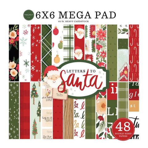 Carta Bella 6x6 Paper Pad  [Collection] - Letters To Santa