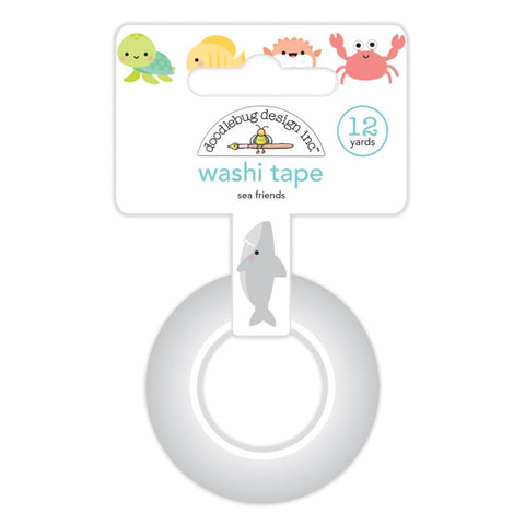 Doodlebug Design Washi Tape - Seaside Summer - Sea Friends