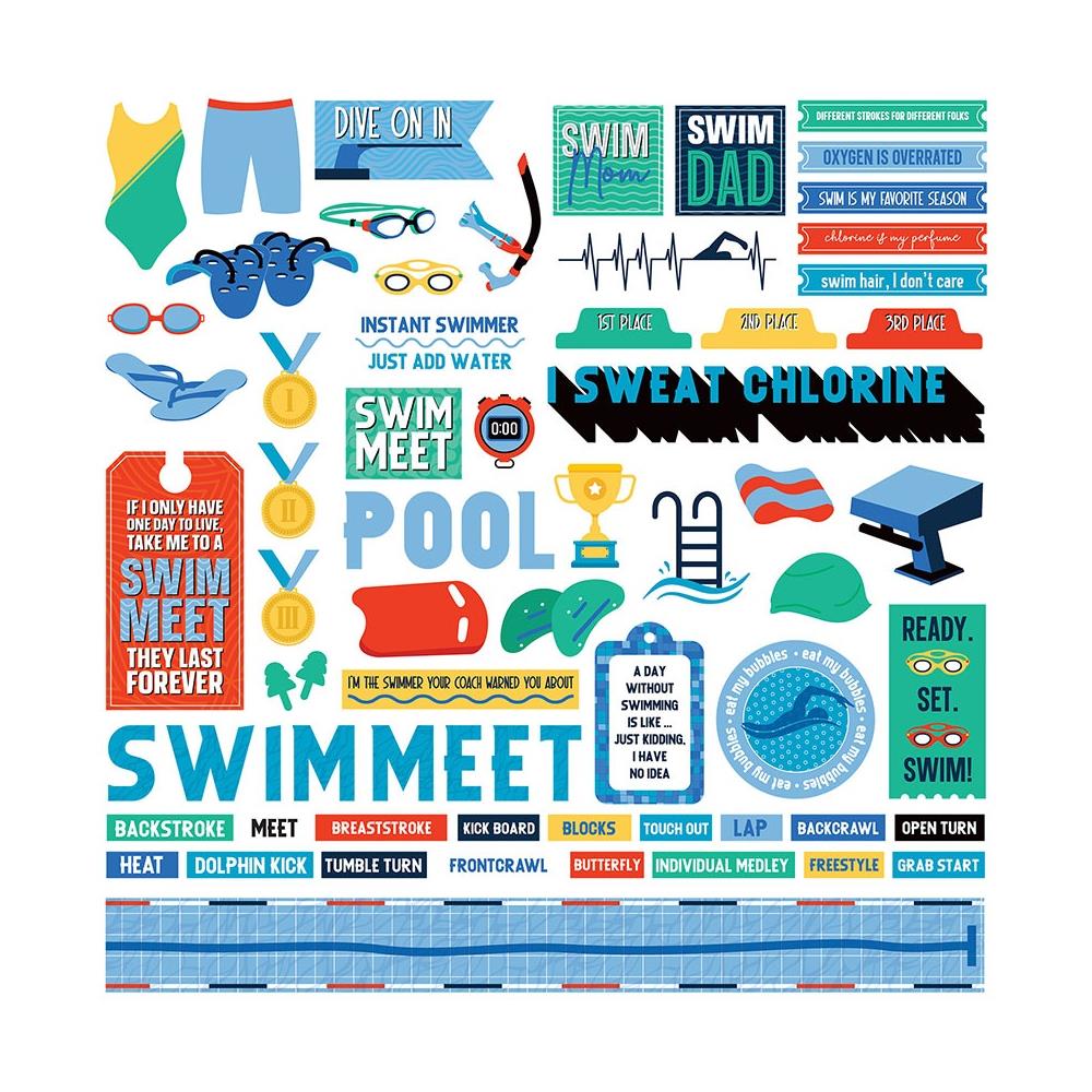 Photo Play 12x12 Stickers [Collection] - MVP swimming