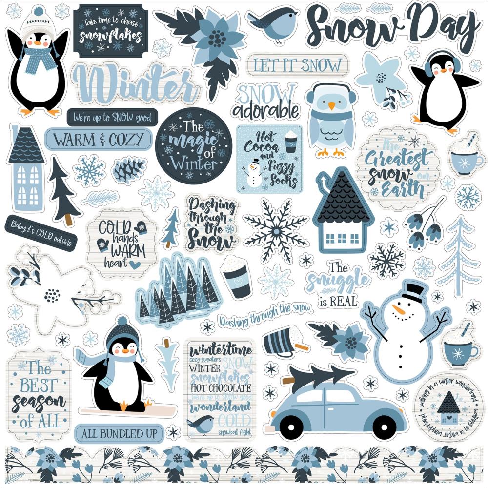 Echo Park 12x12  Stickers  [Collection] -  Magic Of Winter