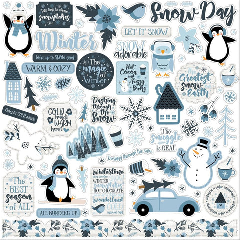 Echo Park 12x12  Stickers  [Collection] -  Magic Of Winter