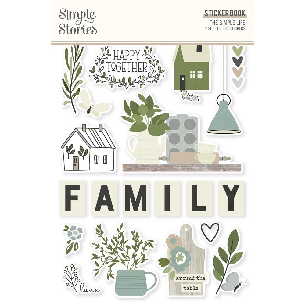 Simple Stories  Sticker Book  [Collection] - The Simple Life