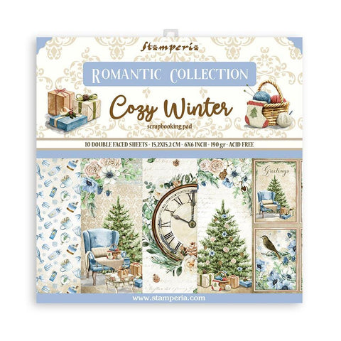 Stamperia 6x6 Paper [Collection] - Cozy Winter