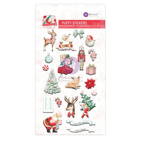 Prima Marketing Puffy Stickers  - [Collection]  - Candy Cane Lane