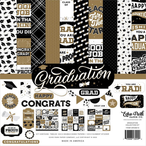 Echo Park 12x12 Paper  [Collection] - Graduation