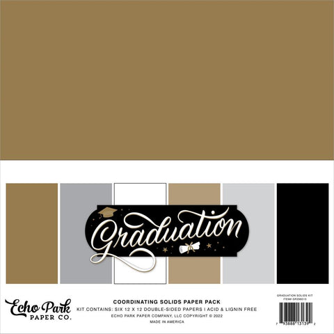 Echo Park 12x12 Paper  [Collection] - Graduation