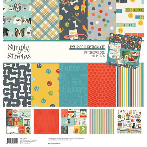 Simple Stories  12x12 Paper [Collection] - Pet Shoppe Dog