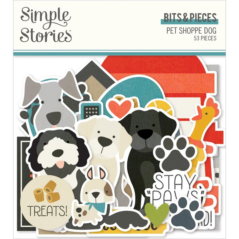 Simple Stories Bits & Pieces  [Collection] - Pet Shoppe Dog