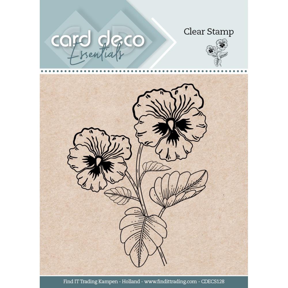 Find It Card Deco Essentials Stamps - Pansy