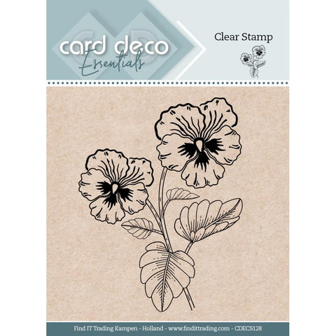 Find It Card Deco Essentials Stamps - Pansy