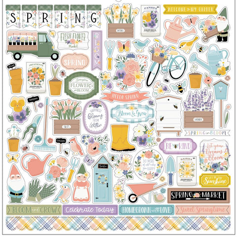 Echo Park 12x12  Stickers  [Collection] -  It's Spring Time