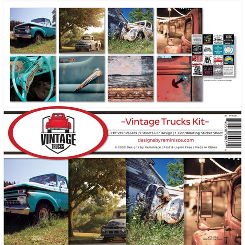 Reminisce 12x12 Collection Pack - [Collection] - Vintage Trucks