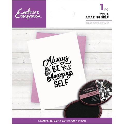 Crafters Companion Clear Stamp - Your Amazing Self