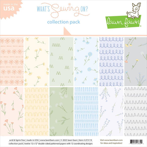 Lawn Fawn 12x12 Paper [Collection] - Whats Sewing On