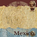 Scrapbook Customs 12x12 Paper -Mexico #2- Aztec