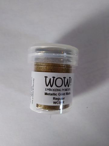 WOW Embossing Powders - Metallic Gold Rich