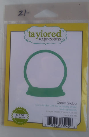 Taylored Expressions Dies - Snow Globe