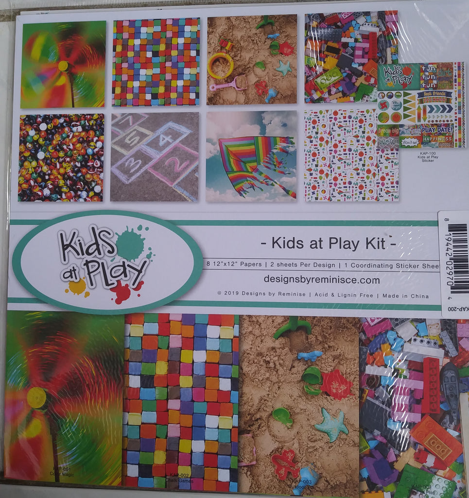 Reminisce 12x12 Collection Pack - [Collection] - Kids At Play