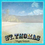 Scrapbook Customs 12x12 Paper -St. Thomas Paradise Vintage Paper