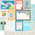 Scrapbook Customs 12x12 Paper - Panama Cut Apart - DS Tropical Journal