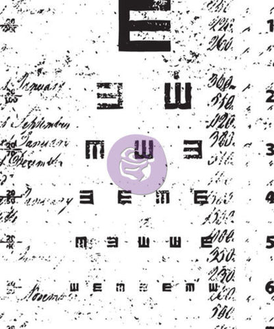 Prima Marketing Stamps - Eye Chart