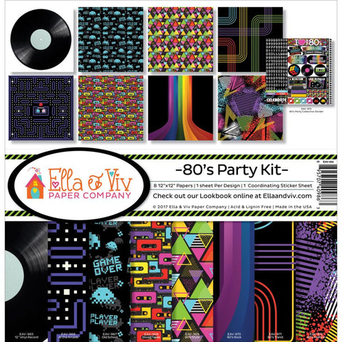 Ella & Viv Paper Company - 80's Party Kit