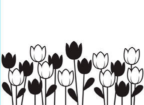 Darice Embossing Folder - Spring Tulips