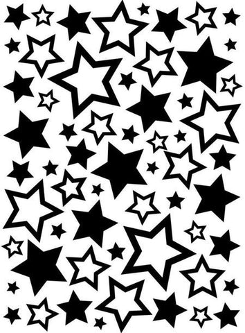 Darice Embossing Folder - Stars Assorted