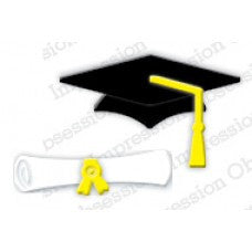 Impression Obsession - Mortarboard and Scroll