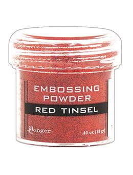 Ranger Embossing Powder - Red Tinsel