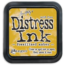 Tim Holtz Distress Ink Pad Full Size - Fossilized Amber
