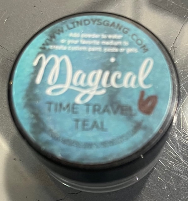Lindy's Stamp Gang Magical Powder - Time Travel Teal