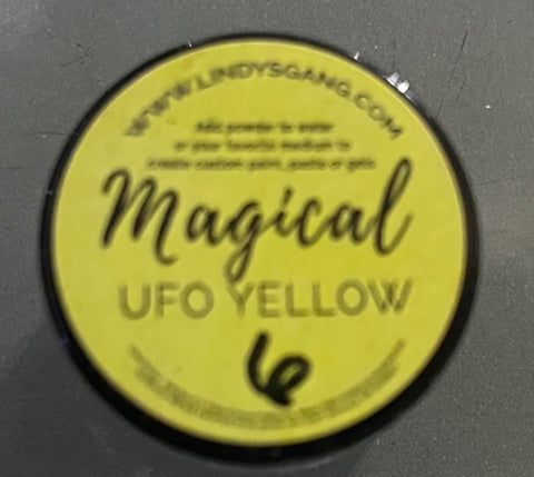 Lindy's Stamp Gang Magical Powder - UFO Yellow