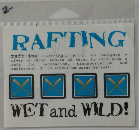 S.R.M. Press  Stickers - Rafting