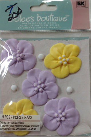 Jolee's Dimensional Stickers - Icing Flowers