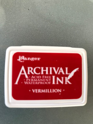 Ranger Archival Mini Ink - Vermillion