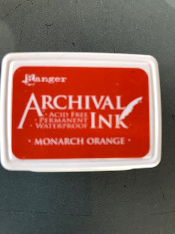 Ranger Archival Mini Ink - Monarch Orange