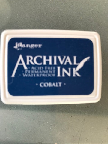 Ranger Archival Mini Ink - Cobalt