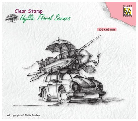 Ecstasy [Nellie's Choice] Clear stamp - Summer Vacation