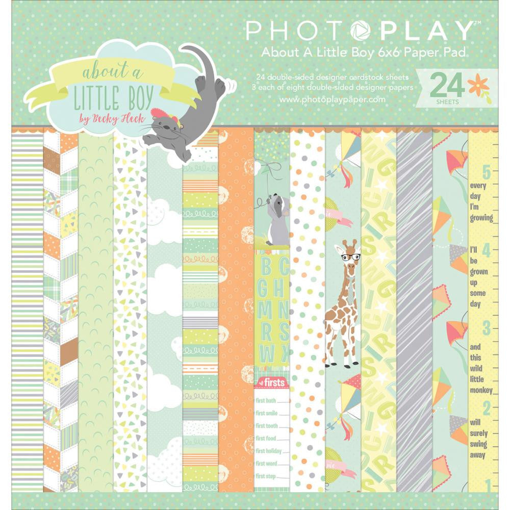 Photo Play Paper 6x6 Paper Pad - [Collection] - About a little Boy
