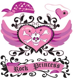 EK Success - Jolee's Boutique - Dimensional Stickers - Rock Princess