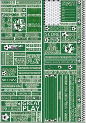 Reminisce Real Sport Stickers  - Soccer