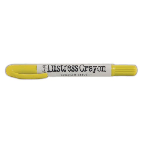 Tim Holtz Distress Crayons  - Crushed Olive