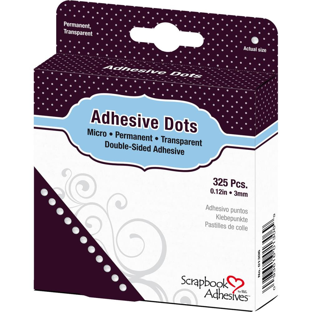 Scrapbook Adhesives Micro Dots 325/Pkg Permanant