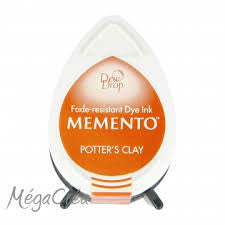 Memento Tear Drop Ink Pad - Potter's Clay