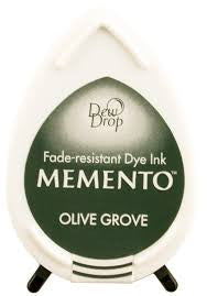 Memento Tear Drop Ink Pad - Olive Grove