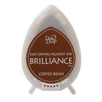 Brilliance Tear Drop Ink Pad - Coffee Bean