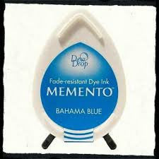 Memento Tear Drop Ink Pad - Bahama Blue