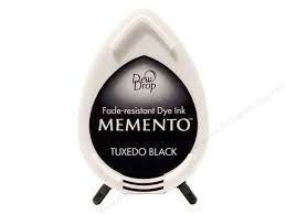 Memento Tear Drop Ink Pad - Tuxedo Black