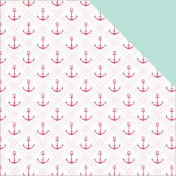 Fancy Pants 12x12 Paper - [Collection] - Summer Sun - Anchored
